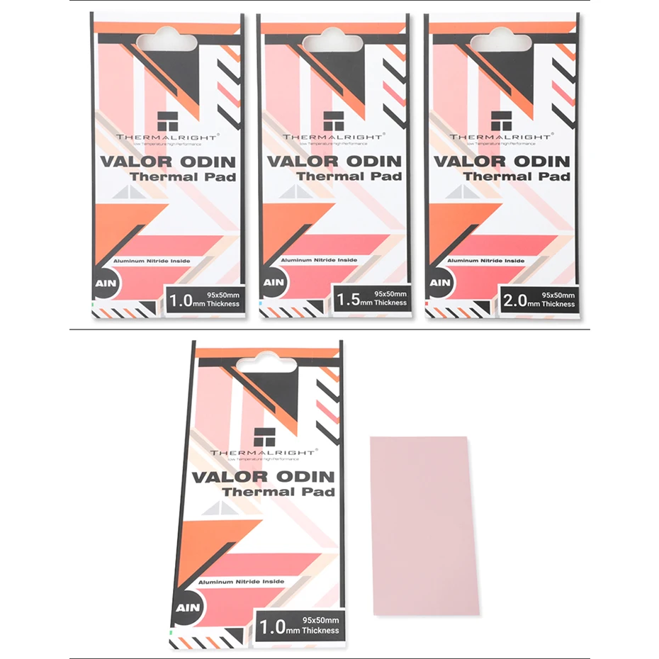 Thermalright VALDR ODIN Thermal Pad Conductivity 15w/mk 95x50mm For GPU/CPU Motherborad Chip Heat dissipating silicone pad