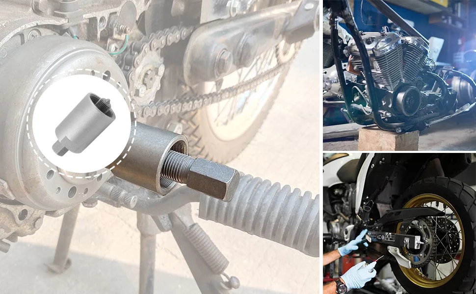 35 mm Schwungrad-Abzieher-Entferner-Werkzeug M35 x 1,5 für Suzuki GN250 DR250 DR350 Yamaha Warrior 350 Big Bear 400 Kawasaki EX250 – Detail 2