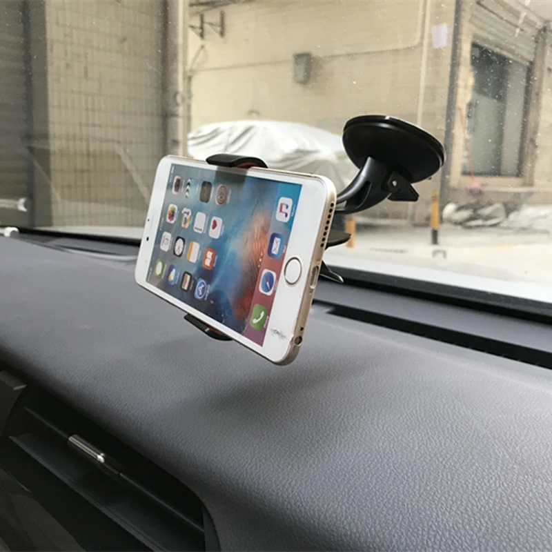 Universal 360 Rotating Windshield Car Sucker Mount Bracket For iPhone 6 XR 7 X XS Samsung S10 Plus S7 GPS Car Phone Holder Stand