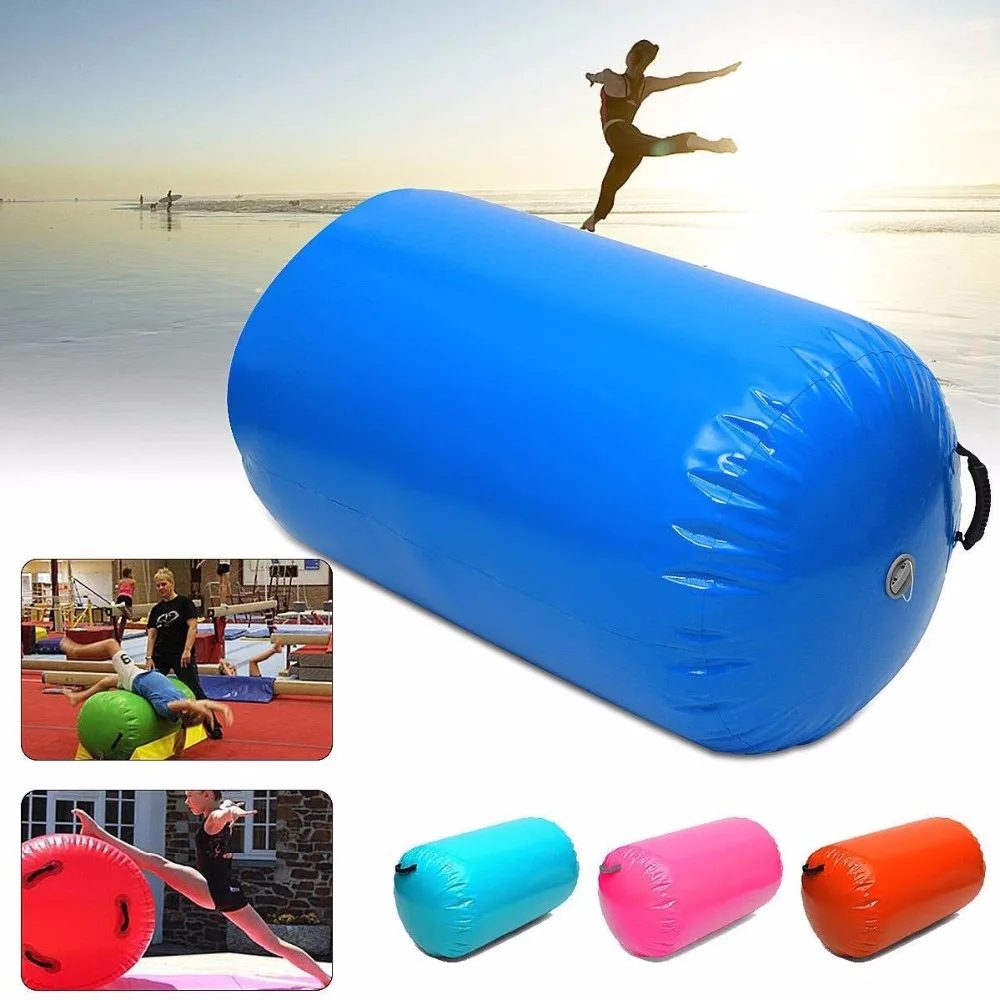 Free Shipping Air Track Inflatable Tumbling Mat - Air Barrel Roller, Gymnastics Equipment for Inflatables, Enhance Cheerleading