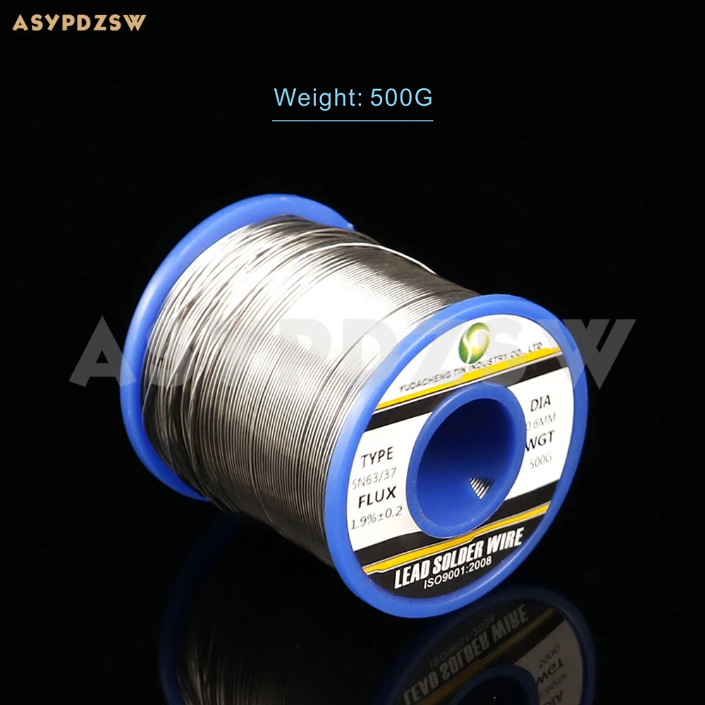 HI-END Low melting point Sn63/37 No-clean Active rosin Core bright Tin-lead solder wire 0.6/0.8/1.0/1.2mm 500g Tin wire