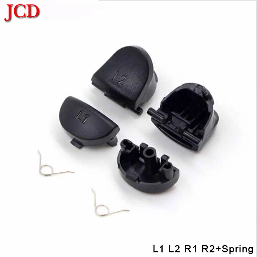 For PS4 JDS 030 011 040 050 Controller Repair Set L1 R1 L2 R2 Trigger Buttons 3D Analog Sticks Cap Conductive Rubber Screwdriver