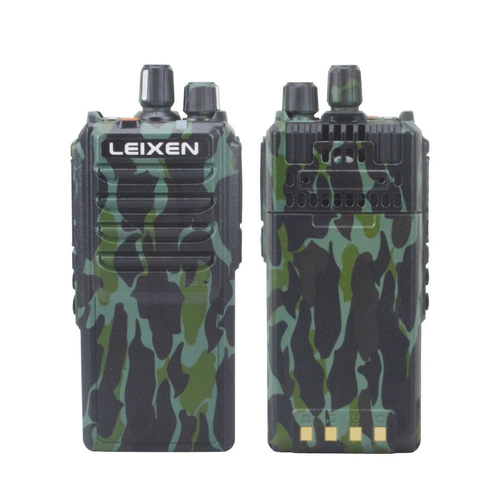 LEIXEN VV-25 UHF Walkie talkie long distance comunicador Genuine 25W high power 15Km talkie walkie 400-480MHz Camouflage