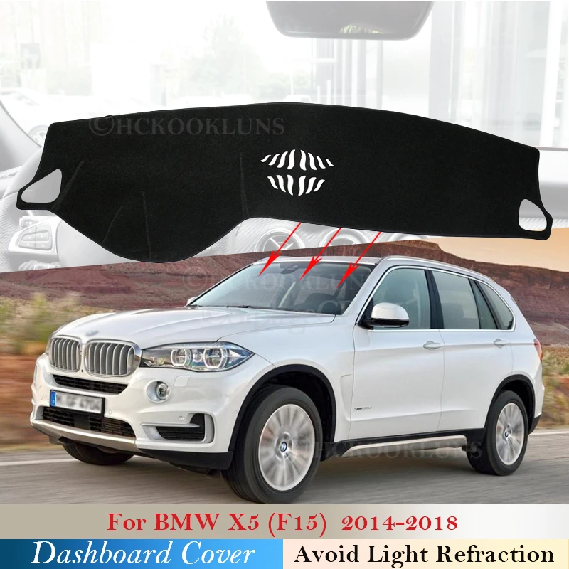 

Защитная накладка на приборную панель для BMW X5 F15 2014 2015 2016 2017 2018 автомобильные аксессуары приборная панель Солнцезащитная Защита от УФ ковров X5M