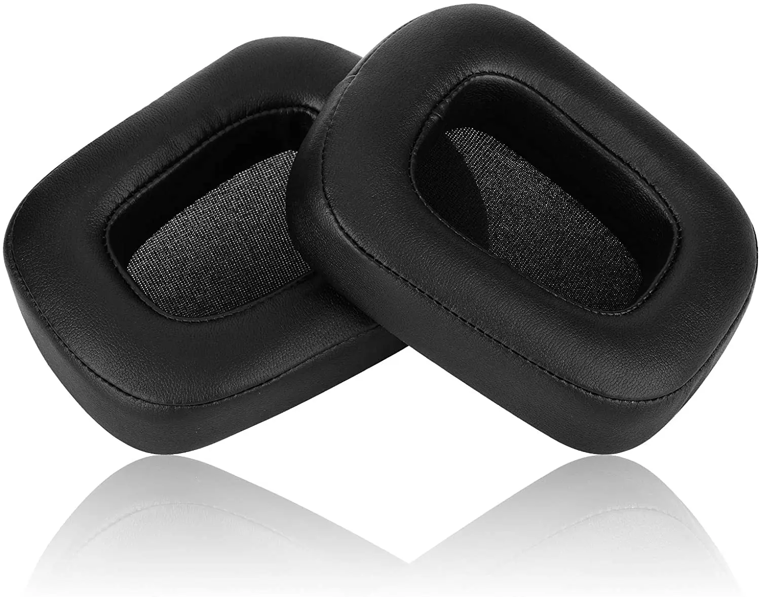 Funda de cojín de repuesto con cuero de proteína y espuma de memoria para auriculares Razer Tiamat V2