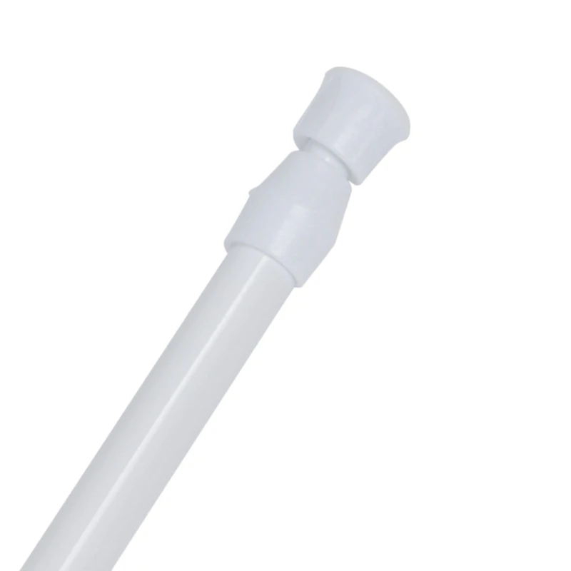 RISE-2X primavera carregado telescópica rede voile tensão cortina trilho pólo haste hastes branco 70-120cm