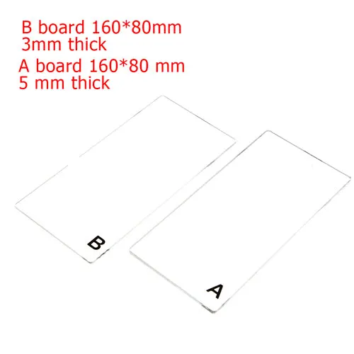 1/2Pcs Clear Acrylic Cutting Mat Plate For DIY Embossing Cutting Dies Platform Adapter Transparent Die Cutter Spacer 3mm 5mm