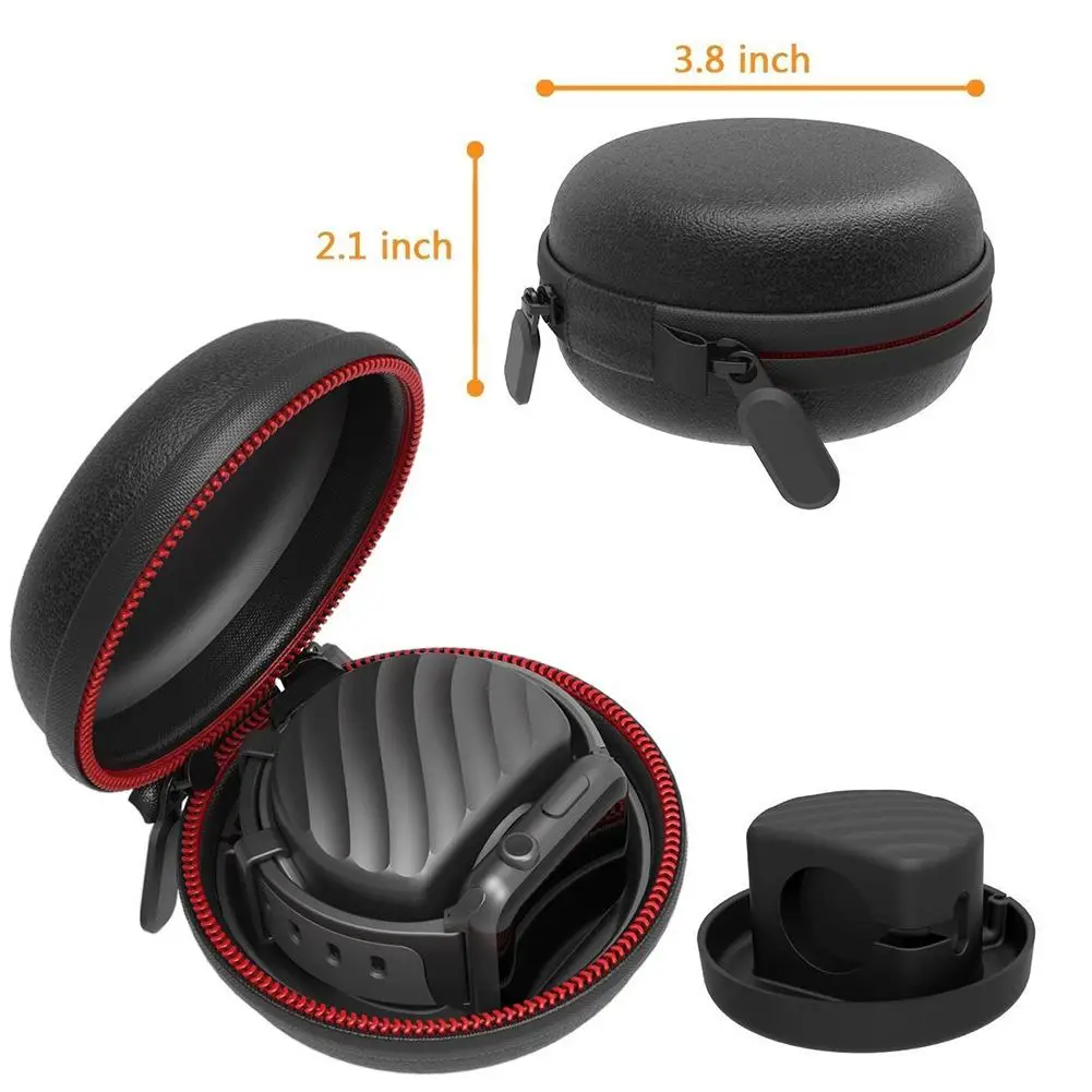 Novo carregador portátil suporte de carregamento doca caso viagem duro saco protetor bolsa caso para apple watch série 1/2/3
