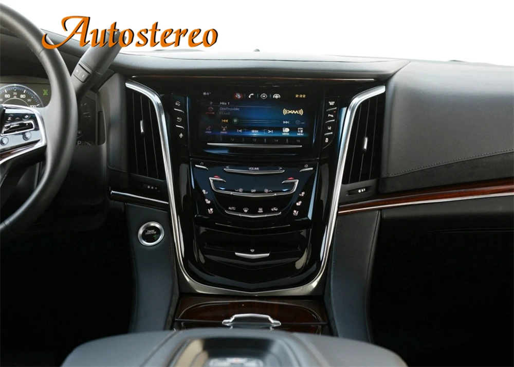 For Cadillac Escalade 2015+ Android 9.0 Tesla Radio Style Screen Car GPS Navigation Stereo Head Unit Multimedia Player Radio HD