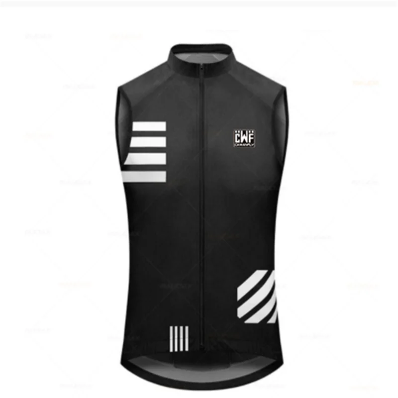 Men\'s Vest Cycling Clothes Zipper Summer Cycling Clothes Mountain Bike Shirt Quick-Drying UV Protection