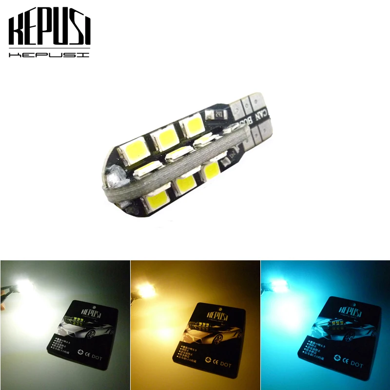 T10 W5W 24 SMD Car Side Wedge Light Dome Map Bulb 194 168 2835 12V Lamps Instrument Panel Reading Lamp White Warm Ice blue