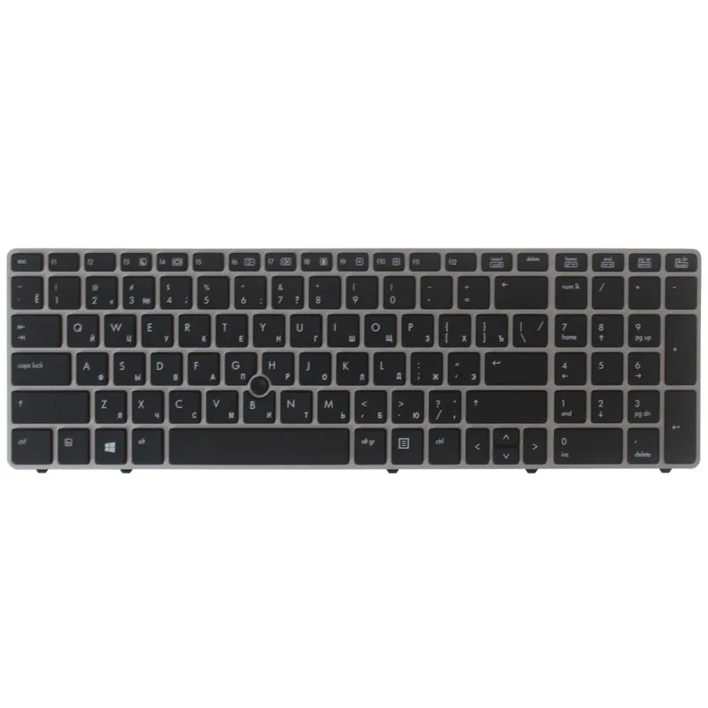 Yeni rusça klavye HP EliteBook 8560p 8570P 8560B 6560b 6565b 6560P RU laptop klavye fare kutup 701986-251