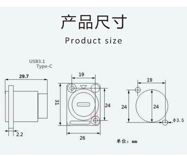 1 Máy Tính Đánh Máy Loại-C Tốc Độ Cao USB3.1 Nữ Để Nữ Dual Kết Nối Docking Module Pháo Khối Bảng Điều Khiển điện Thoại Di Động Android TypeC