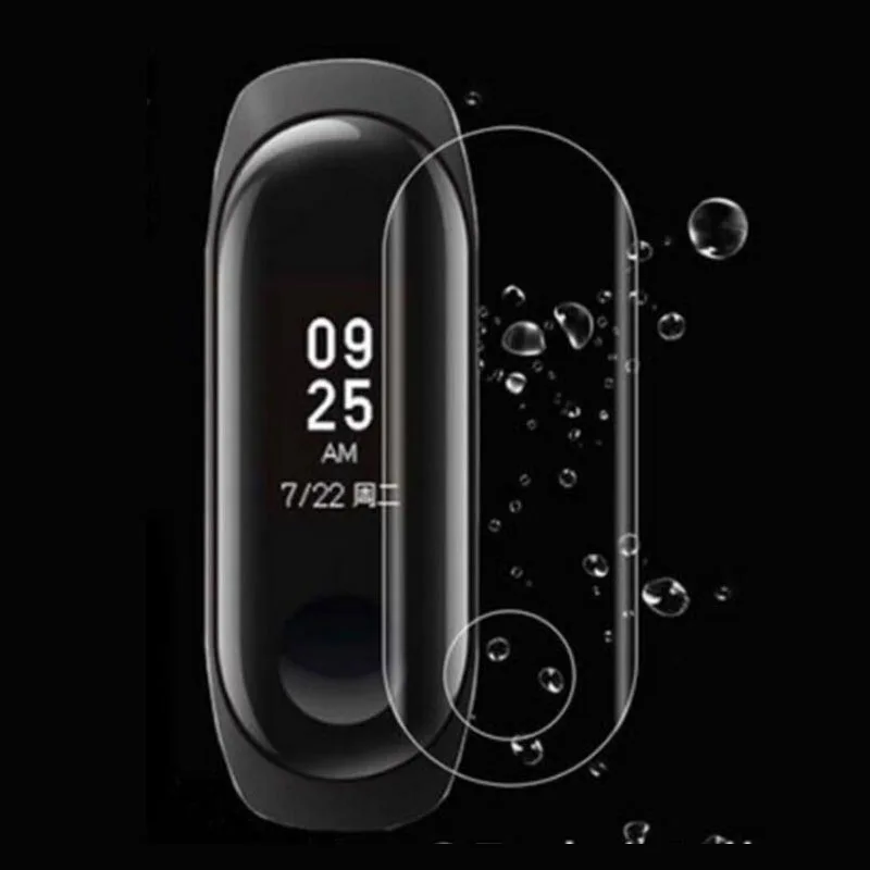 مضاد للخدش من البولي يوريثان الناعم تغطية كاملة فيلم واقية ل شاومي Mi الفرقة 3 Band3 Miband 3 الذكية معصمه حامي الشاشة غطاء
