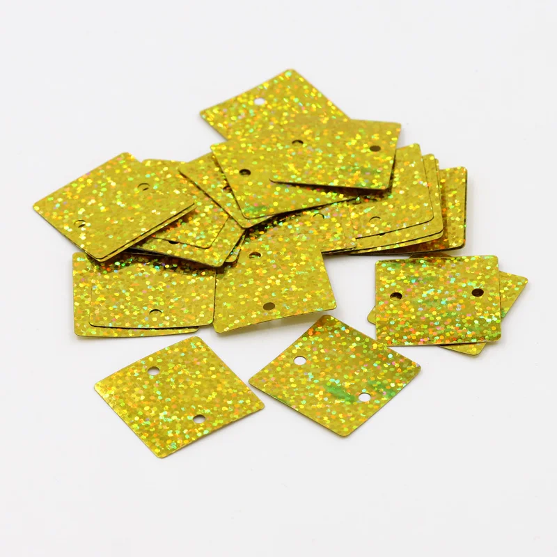 10g/30mm square laser sequins PVC flakes DIY handmade jewelry clothing accessories