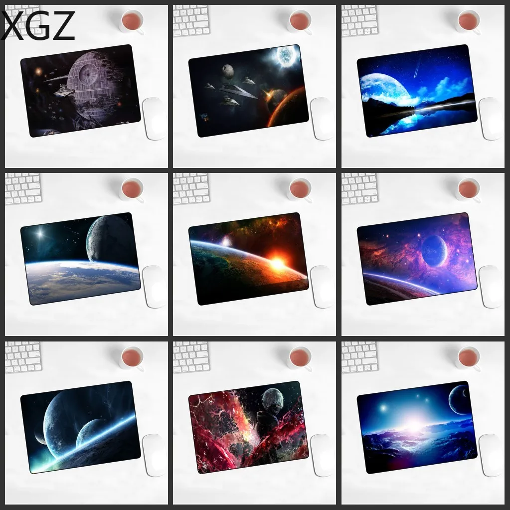 XGZ Pretty Small Planet Mousepad Game Player Mouse Pad  Computer Table Mouse Gaming Pc Keyboard 22x18cm Gamer Table Mat Mouse