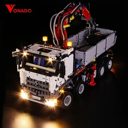 42043ビルディングブリックブロック用ledライト20005 technic the arocs 3245トラック車のおもちゃ (バッテリーボックス付きライト)