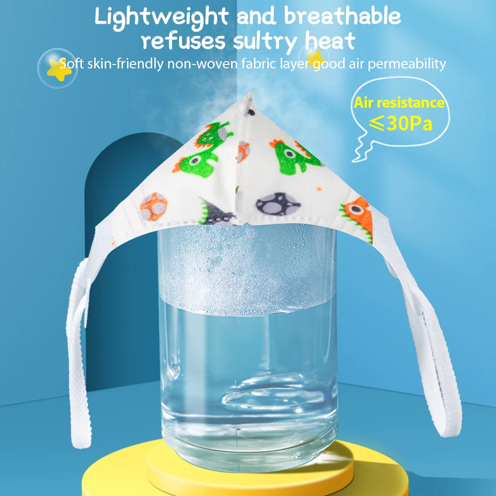 Masque 3D FPP2 pour enfants de 3 à 8 ans, KN95, FFP2, pour enfants