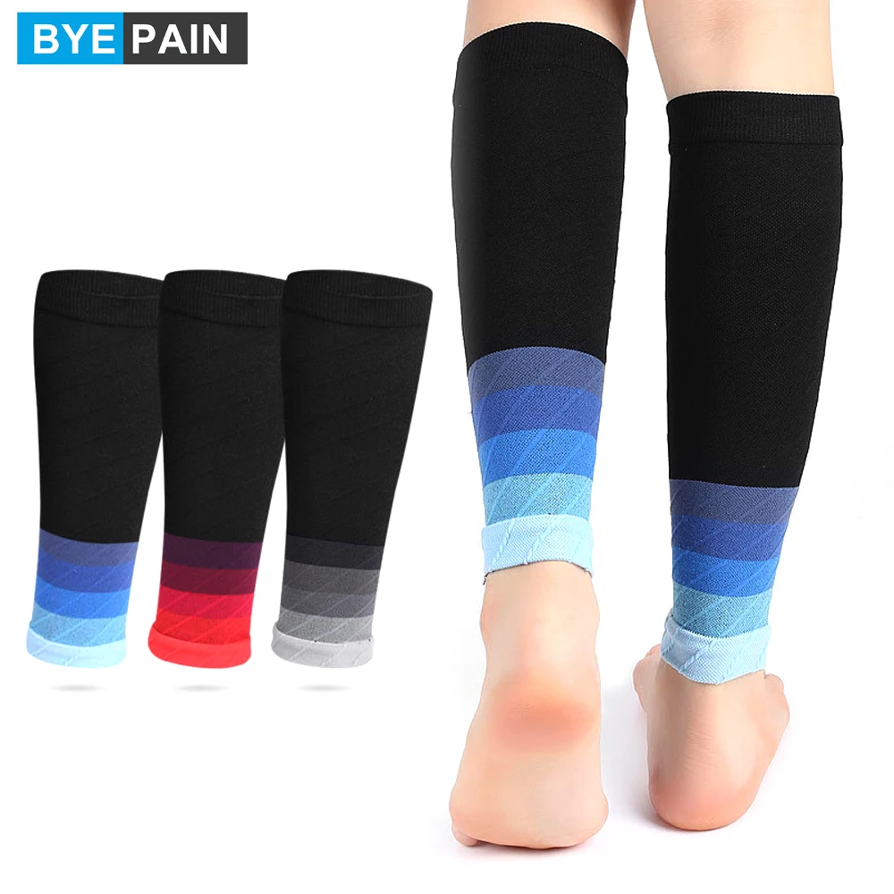 

1Pair Compression Calf Sleeves (20-30mmHg) for Men Women - Compression Socks - For Running Shin Splint Medical Travel Nursing