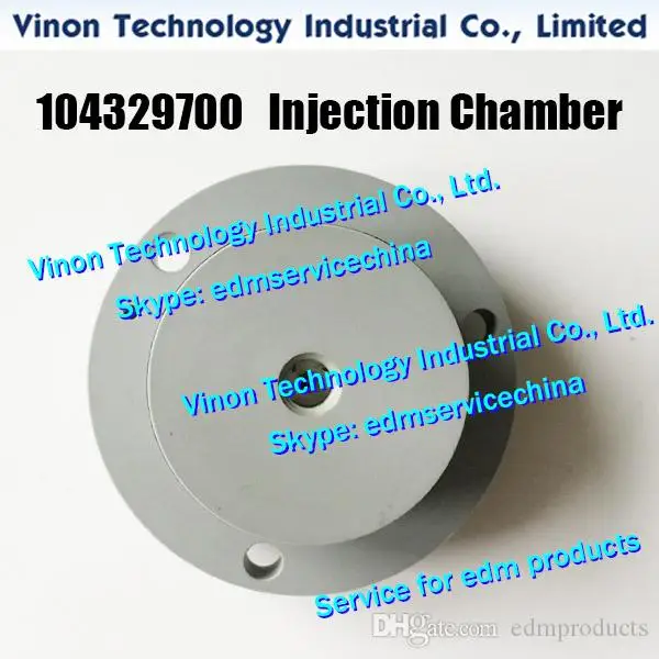 104329700 edm Injection Chamber Upper C303 Ø70x44Lmm for ROBOFIL 300,310,500,510,240,440.Charmilles 100432904,432.970