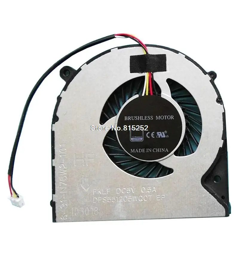 Laptop CPU FAN For Exone go Business 1545 1540 II 1740 1740 II 1745 DC5V 0.5A