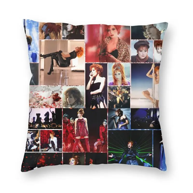 Sarung Bantal Sofa Kolase Petani Indah Dekorasi Rumah Sarung Bantal Persegi Kustom 40X40Cm Sarung Bantal untuk Ruang Tamu