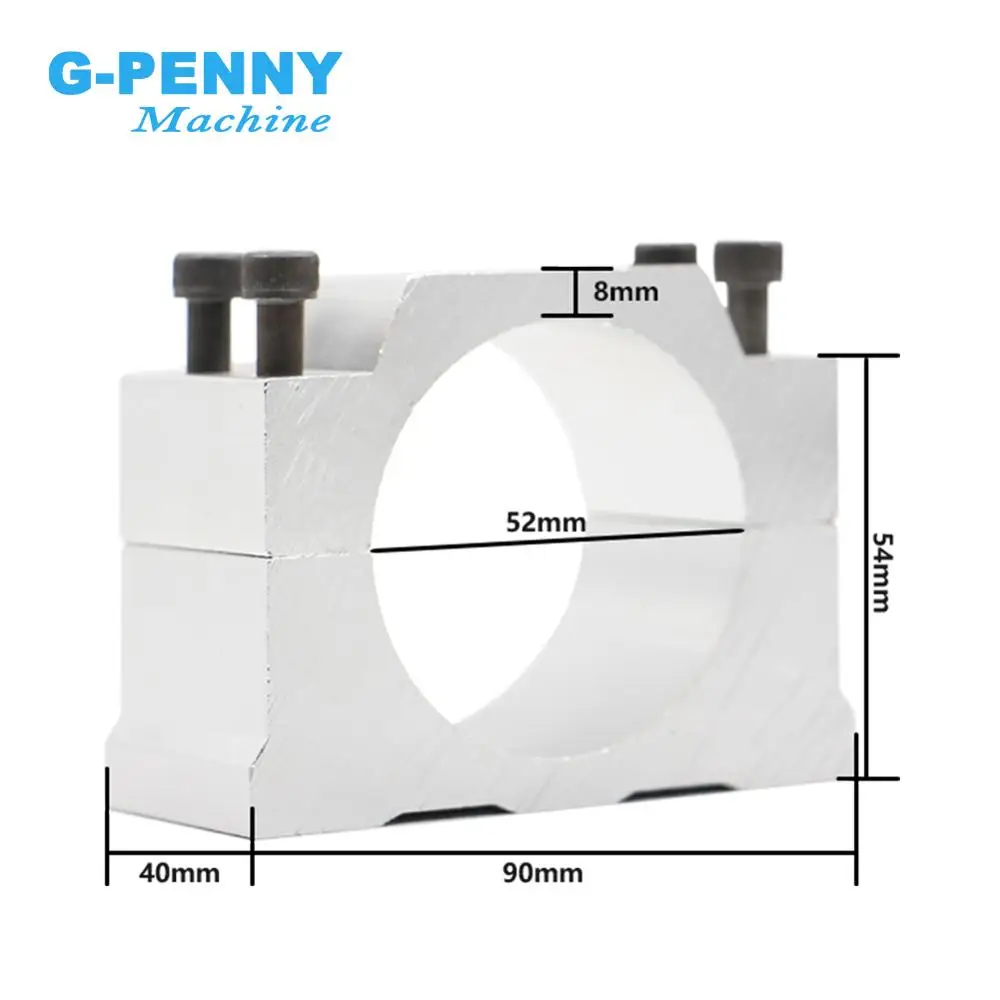 Diameter 48mm Aluminium spindle ClampIing bracket of cnc spindle motor spindle mount bracket clamp cnc machine tool spindle