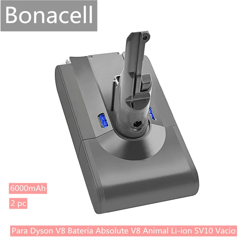 Bonacell-batería para aspiradora Dyson V8, 6000 mAh, para Dyson V8, serie total, V8