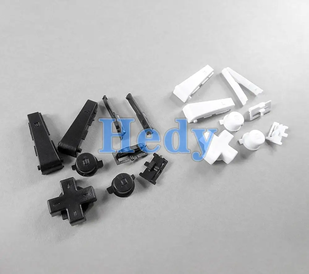 1 комплект пластиковых полных кнопок, набор кнопок включения и выключения SP R L A B D-Pad для консоли Nintend GBM, замена клавиш кнопок