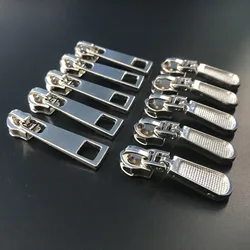 5# Nylon Zipper Pulls Thick  Zipper Head Sliver  Sliders For Jacksets Clothes  DIY Bag Sewing Accessory