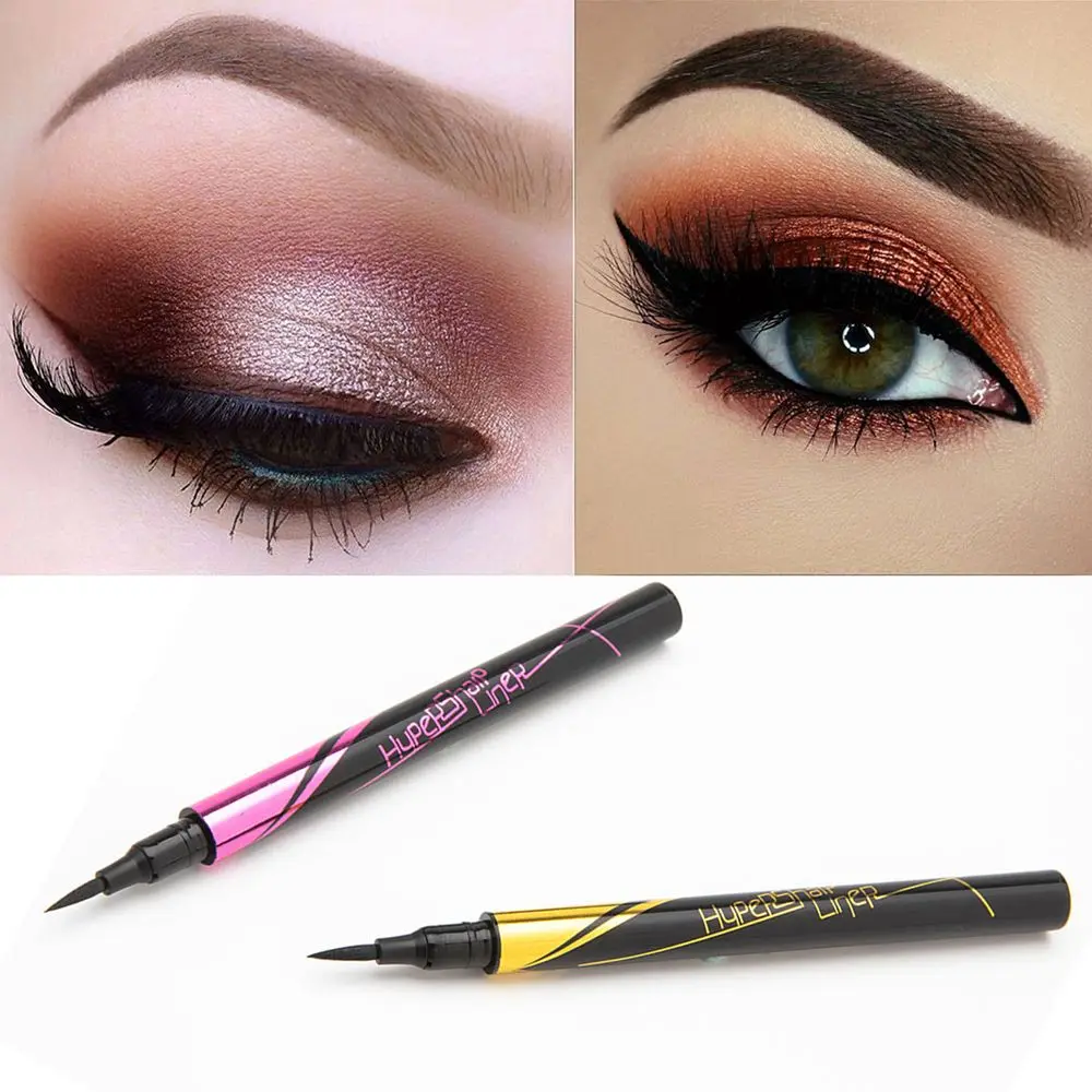 Schnell trocknendes schwarz-braunes Augen-Make-up, kosmetische Werkzeuge, mattes Pigment, Eyeliner-Stift, Eyeliner, flüssiger Bleistift, Lidschatten