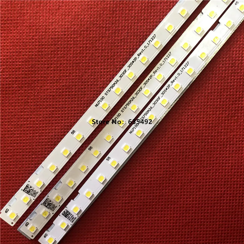 LED Baxklight Strip For STS750A26_3030F_30 75NU7100UE75NU7100 UE75NU7102  UE75NU7170 UE75NU7172 UE75NU7175 UE75NU7179 UE75NU7200