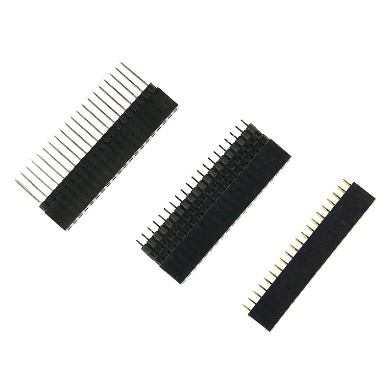 Picture 4: 3in1 2 x 20 (40 Pin) Stacking Header Extra Tall Header Female Header Kit for Raspberry Pi 4 Model B, 3B, 2B, For JETSON NANO/NX