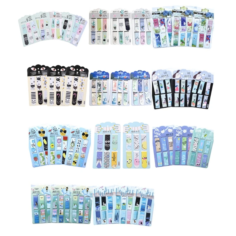 บุ๊คมาร์คแม่เหล็กน่ารัก Mark เครื่องเขียนอ่านอุปกรณ์เสริมกระดาษ Bookmark Book Label 6 Pcs ห้องเรียนสำนักงาน