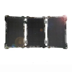 ALLPOWERS-Panel Solar de camuflaje, cargador de Banco de energía móvil de 5V y 21W, batería Solar plegable para acampar al aire libre, Cargador USB