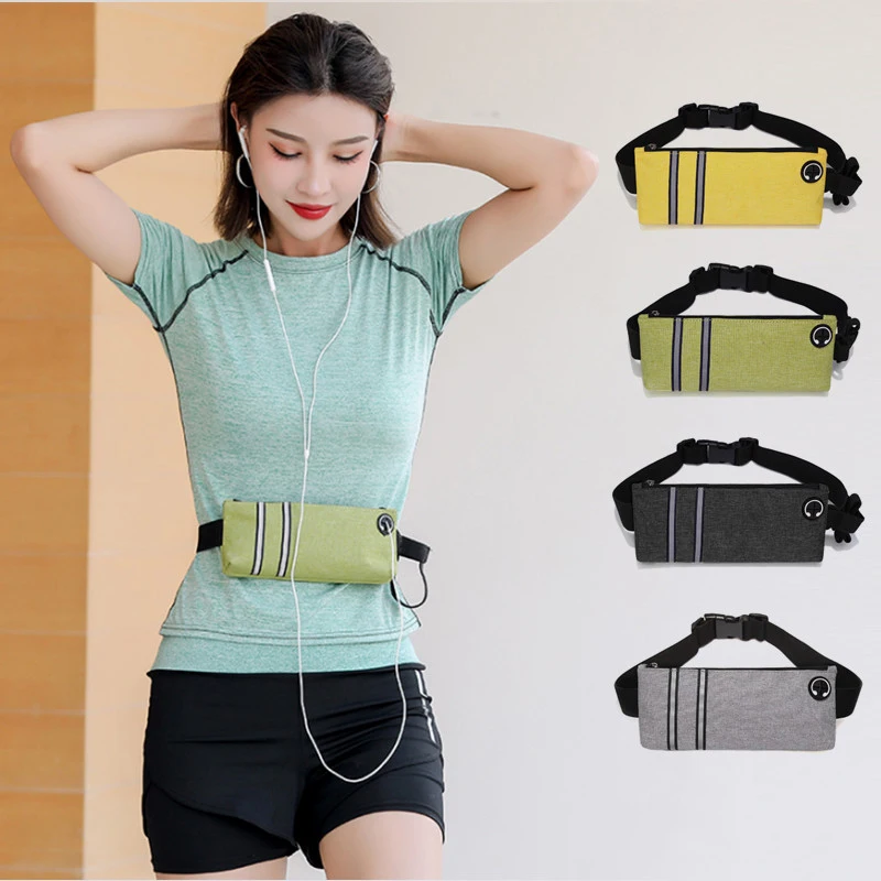 

Waist Belt Running Bags Women Sports Fitness Waterproof Water Bottle For Cell Phone Holder Jogging Racing Simple Bum Pouch Pack