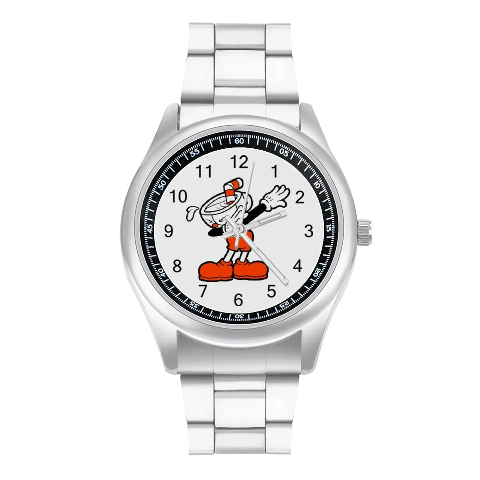 

Cuphead Quartz Watch Design Classic Wrist Watch Stainless Wholesale Travel Couple Wristwatch