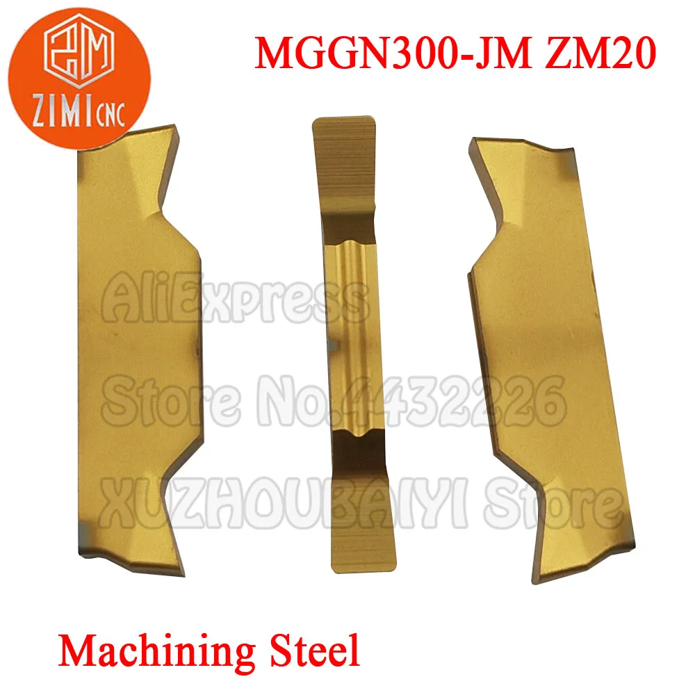 10 قطعة MGGN300 MGGN300-JM ZM20 MGGN300 JM كربيد الحز إدراج تحول أدوات القاطع مشقوق الأخدود آلة خرط تعمل بالتحكم الرقمي بواسطة الحاسوب أداة القطع