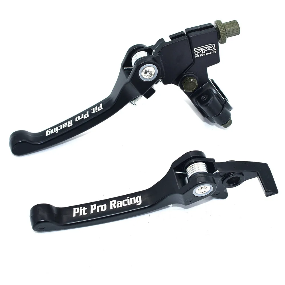 

Folding Clutch Lever Brake Lever Set Fit For CRF KLX Pit Pro Racing Xmotos BSE KAYO Pit Dirt Bikes Parts Most Aluminum Alloy