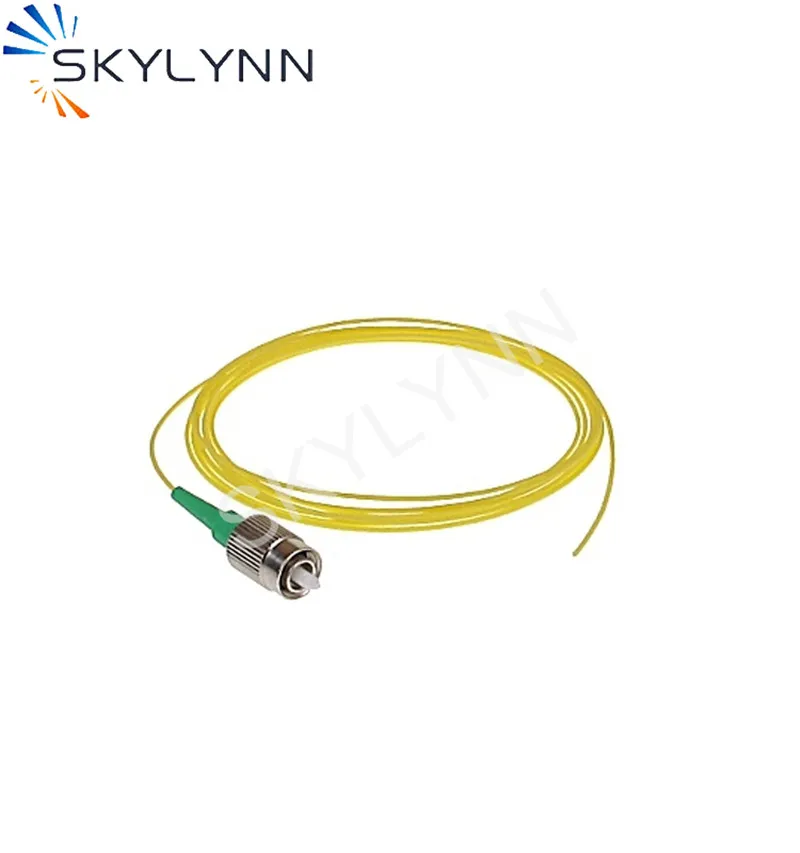 Imagem -02 - Metro de Comprimento fc Apc Modo Único G652d G657a1 G657a2 0.9 mm Buffer Apertado Amarelo Lszh Trança de Fibra Óptica para Emenda 50 Peças