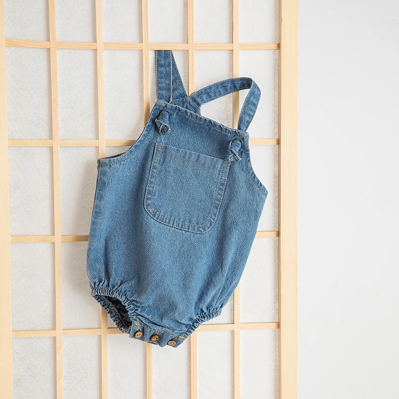 Autumn Newborn Denim Overalls  0-3Yrs Infant Baby Girls Boys Romper Baby Girls Boys Jumpsuit Overall Toddler Girl Cowboy Clothes