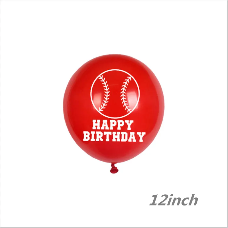 9/18PCS 12 Inch Baseball  Latex Balloons, Sports, Themes, Baby Shower, Children\'s Birthday Party Decoration