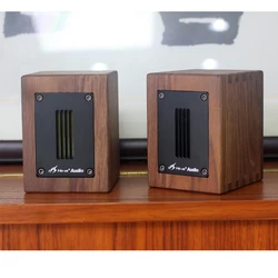 2Pieces （2 speakers）Brand New Walnut Fever Independent Ribbon Super Tweeter External Tweeter Speaker 6Ohm 30W