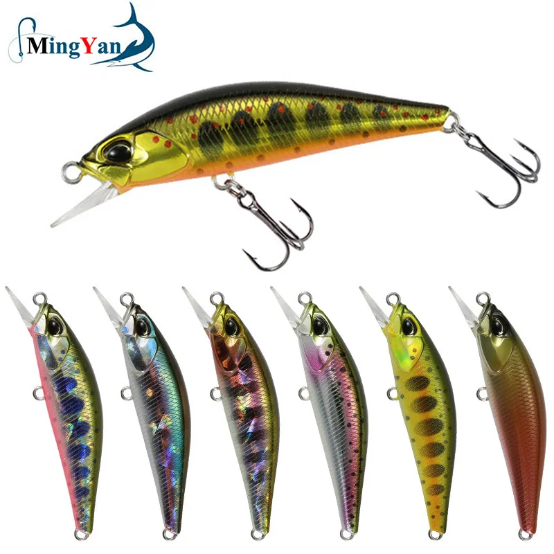 1pcs Japan Pesca Hard Fishing Lure 50mm 4g Sinking Minnow Wobbler Peche Artificial Crank Bait Bass Perch Pike Salmon Trout