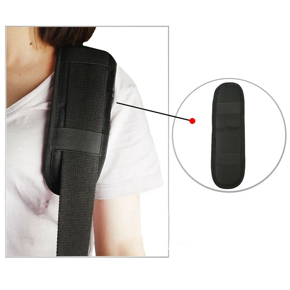 Bass Anti Slip Guitar Strap Shockproof Replacement Guitar Strap Padded Shoulder Belt Pad For Backpack Messenger Bags