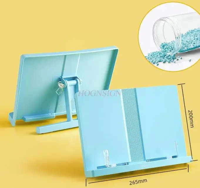 Membaca Rak Membaca Rak Membaca Rak Buku Bacaan Artefak Meja Siswa dengan Retractable Klip Pembaca Buku Membaca Berdiri