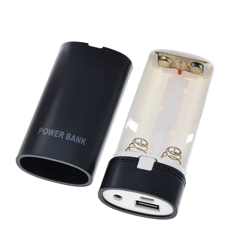 TZT 1/2/5 Stück abnehmbares Design mit Anzeigeleuchte für Smartphone-Powerbank-Gehäuse, Batterie, praktisch für 18650-Batterie – Detail 5
