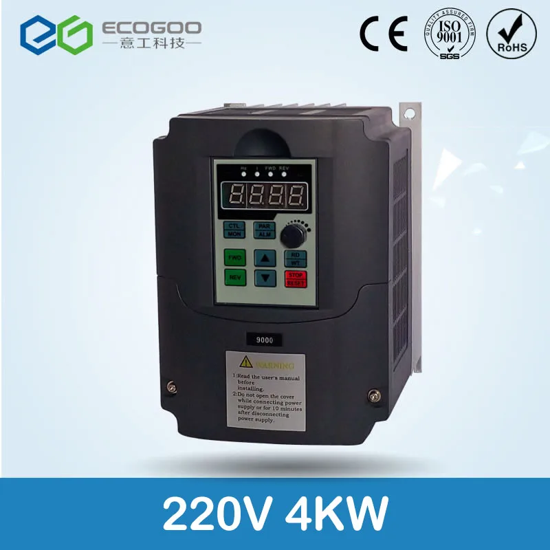 

VFD Inverter 4KW 5.5KW 2.2KW Frequency Inverter 1P-3P 220V Output Frequency Converter Variable Frequency Drive