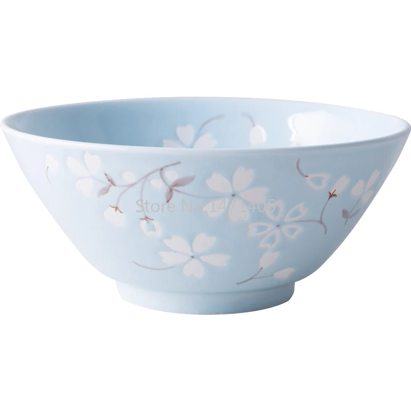 Sakura Story Creative Dishes Set Japanese Hand-painted Noodle Bowl Ceramic Tableware Bowl Rice Bowl