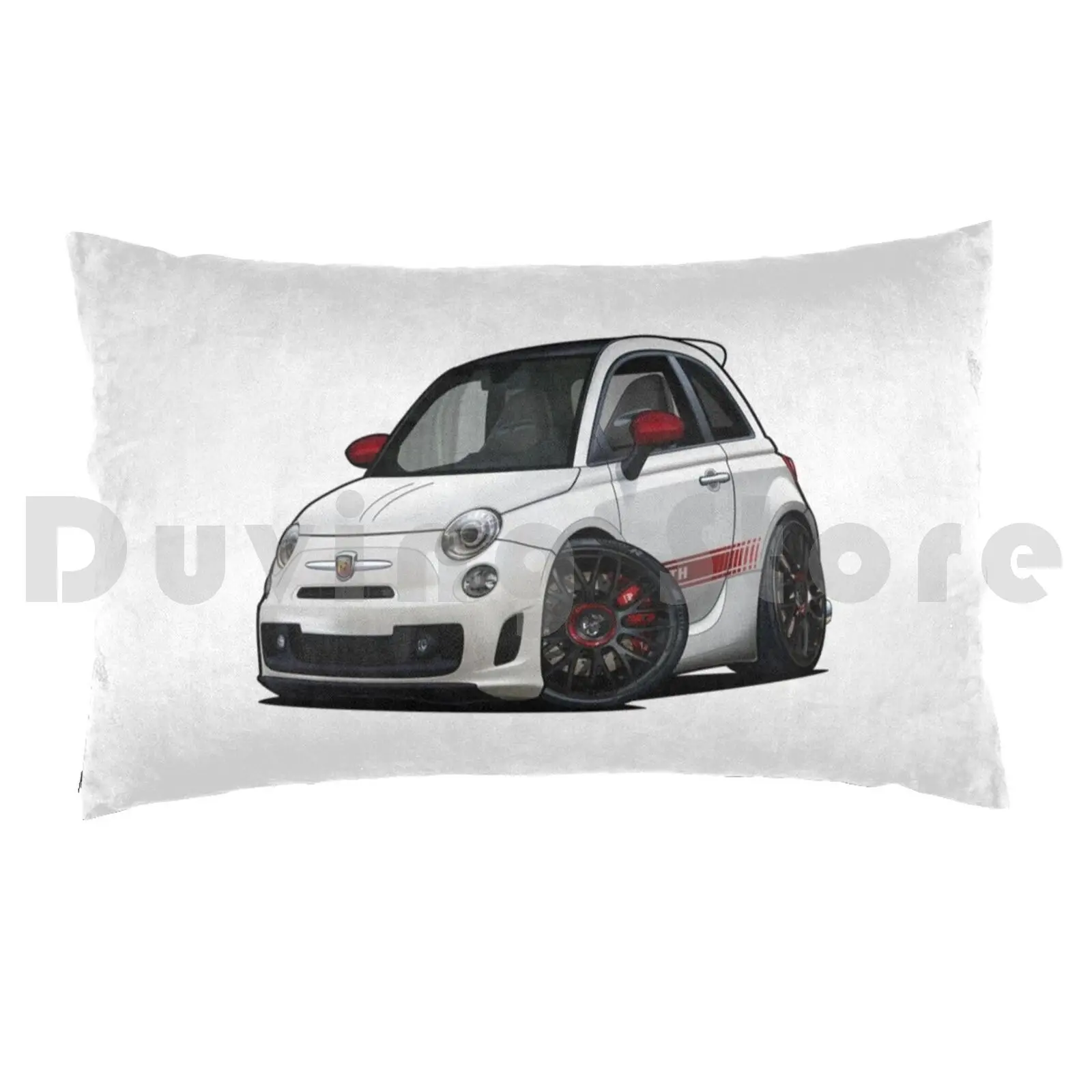 Fiat 500 Abarth 2009 Pillow Case DIY 50*70 Fiat Abarth Fiat Abart Fiat 500 Fiat 595 Abart Fiat 595 Abarth